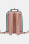 Contrast Buckle Waterproof Nylon Backpack Bag