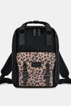 Contrast Buckle Waterproof Nylon Backpack Bag