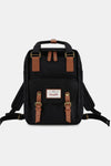 Contrast Buckle Waterproof Nylon Backpack Bag