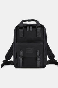 Contrast Buckle Waterproof Nylon Backpack Bag