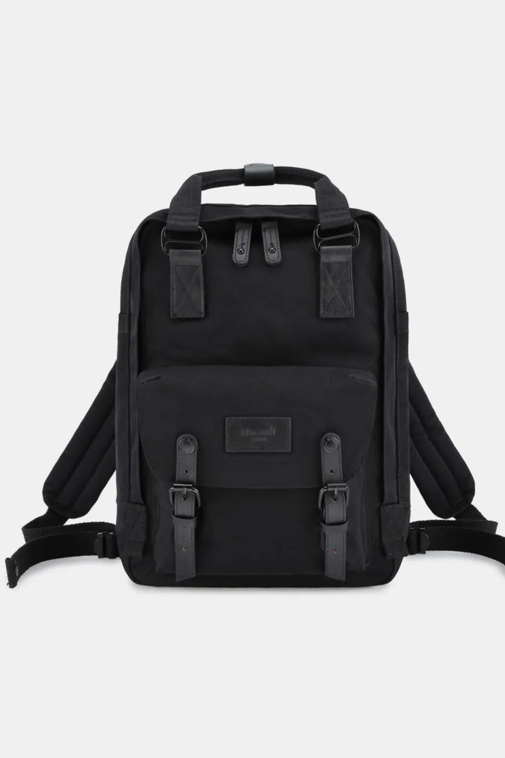 Contrast Buckle Waterproof Nylon Backpack Bag