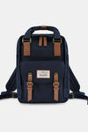 Contrast Buckle Waterproof Nylon Backpack Bag