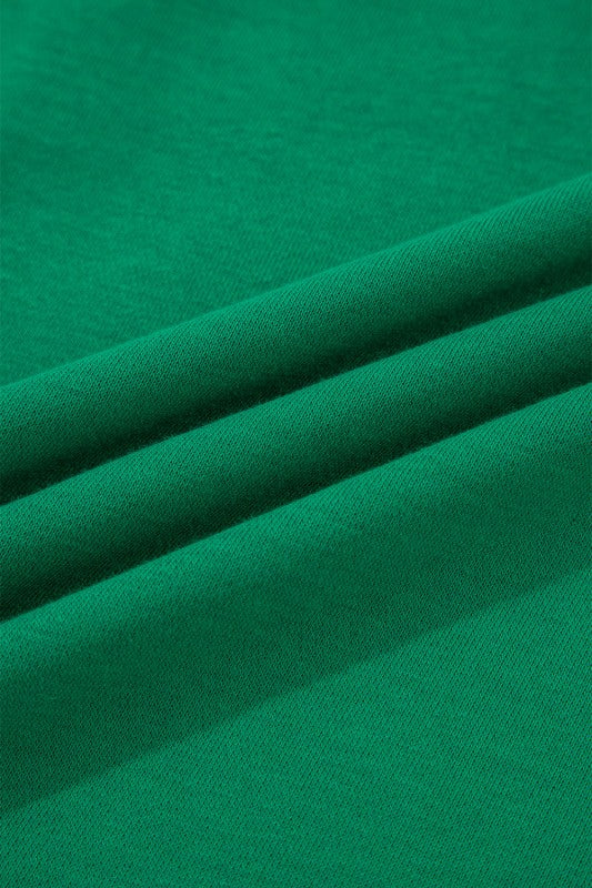 Contrast Piping Pullover and Mini Skirt Outfit Set-Reef Love