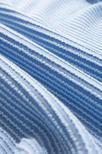 Corded Top and Ruffle Mini Skirt Outfit Set-Reef Love