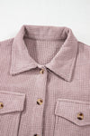 Corduroy Button-Up Pocketed Cardigan Shacket-Reef Love