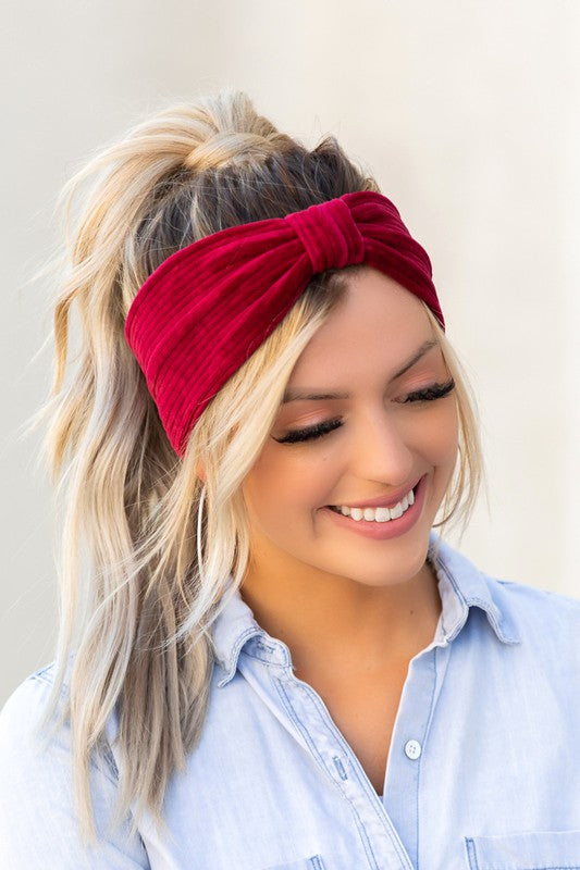 Corduroy Headwrap-Reef Love