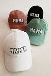 Corduroy Mama Baseball Cap-Adorable corduroy MAMA ball cap with fuzzy patch lettering. Has great fit with perfect curved brim. Clip closure on the back to adjust size and hidden pocket.