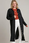 Cotton Gauze Button Down Cardigan-Cotton gauze button down cardigan with oversized fit. Lightweight, breathable layering piece for casual, chic, and vacation-ready women’s style. Perfect for layering.-Reef Love