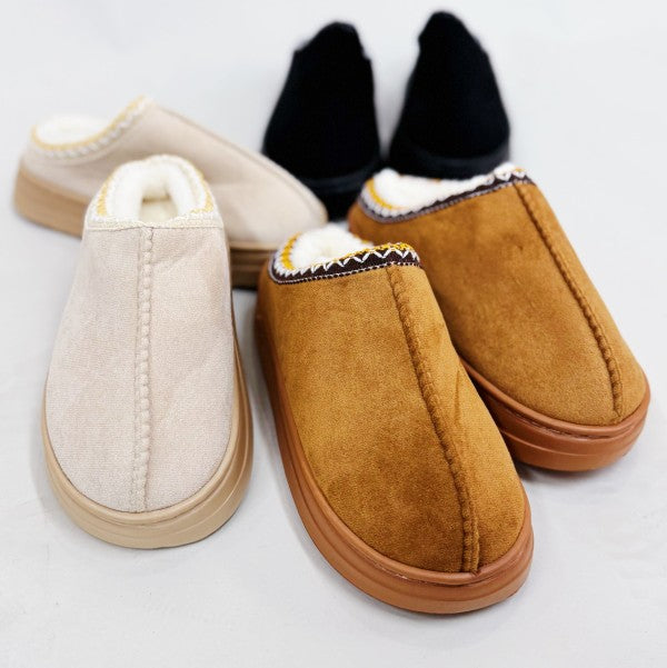 Cozy Cloud Slippers – Soft Lined Winter Comfort- Boho Chic Styles by Reef Love