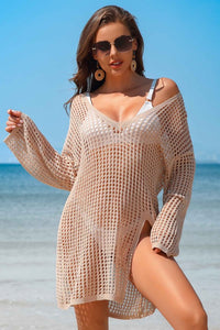 Crochet Side Split Beach Cover Up- Boho Chic Styles by Reef Love