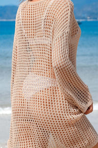 Crochet Side Split Beach Cover Up- Boho Chic Styles by Reef Love