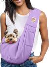 Dog Sling Carrier for Small Dogs Puppy Carrier for Small Dogs (Rose Red, Adjustable Strap for 3-10 Lbs & Zipper Pocket)