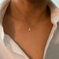 Understated Beauty Initial Necklace-Jewelry & Accessories - Necklaces & Pendants - Pendant Necklaces-Reef Love