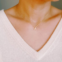 Understated Beauty Initial Necklace-Jewelry & Accessories - Necklaces & Pendants - Pendant Necklaces-Reef Love