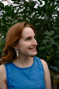Calypso Earrings - Light Rattan