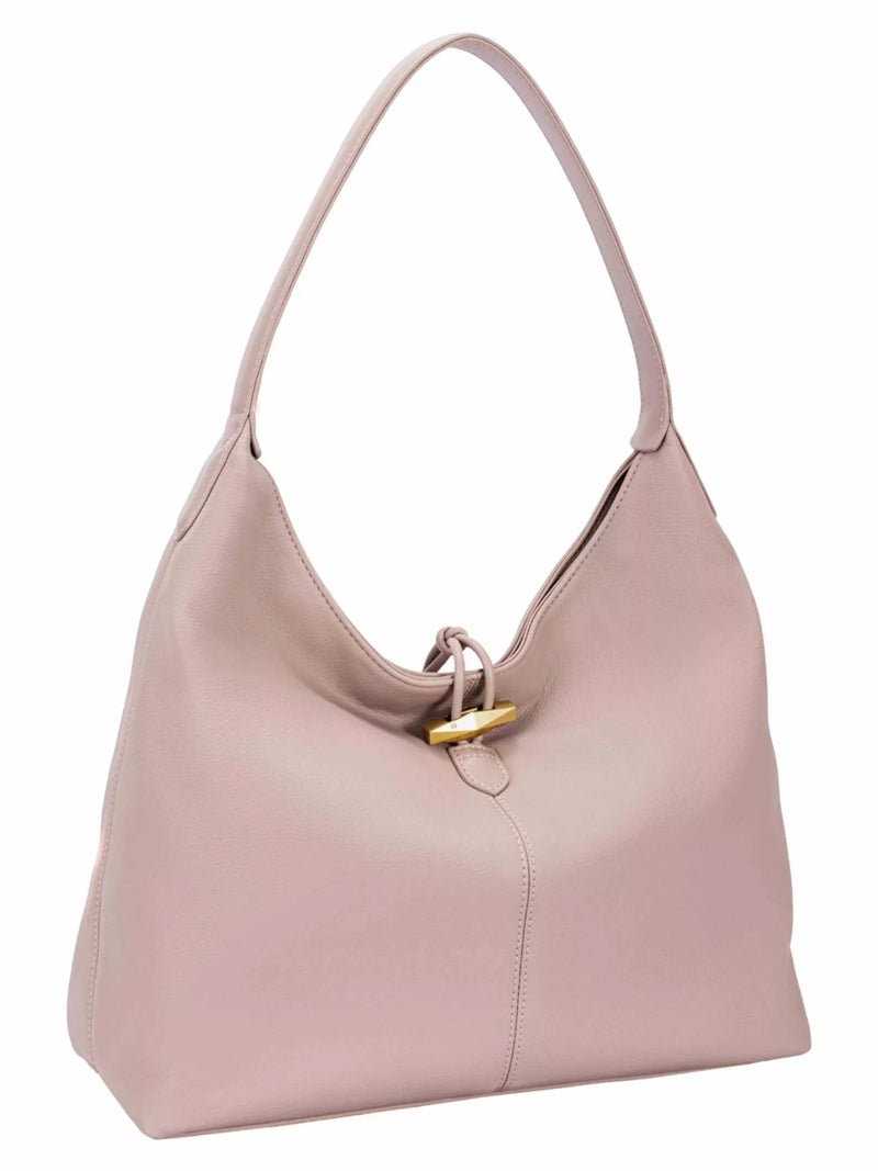 David Jones Classic Leather Shoulder Hobo Bag-This premium leather shoulder bag features a classic hobo-style design with genuine leather construction and luxurious soft texture. -Reef Love