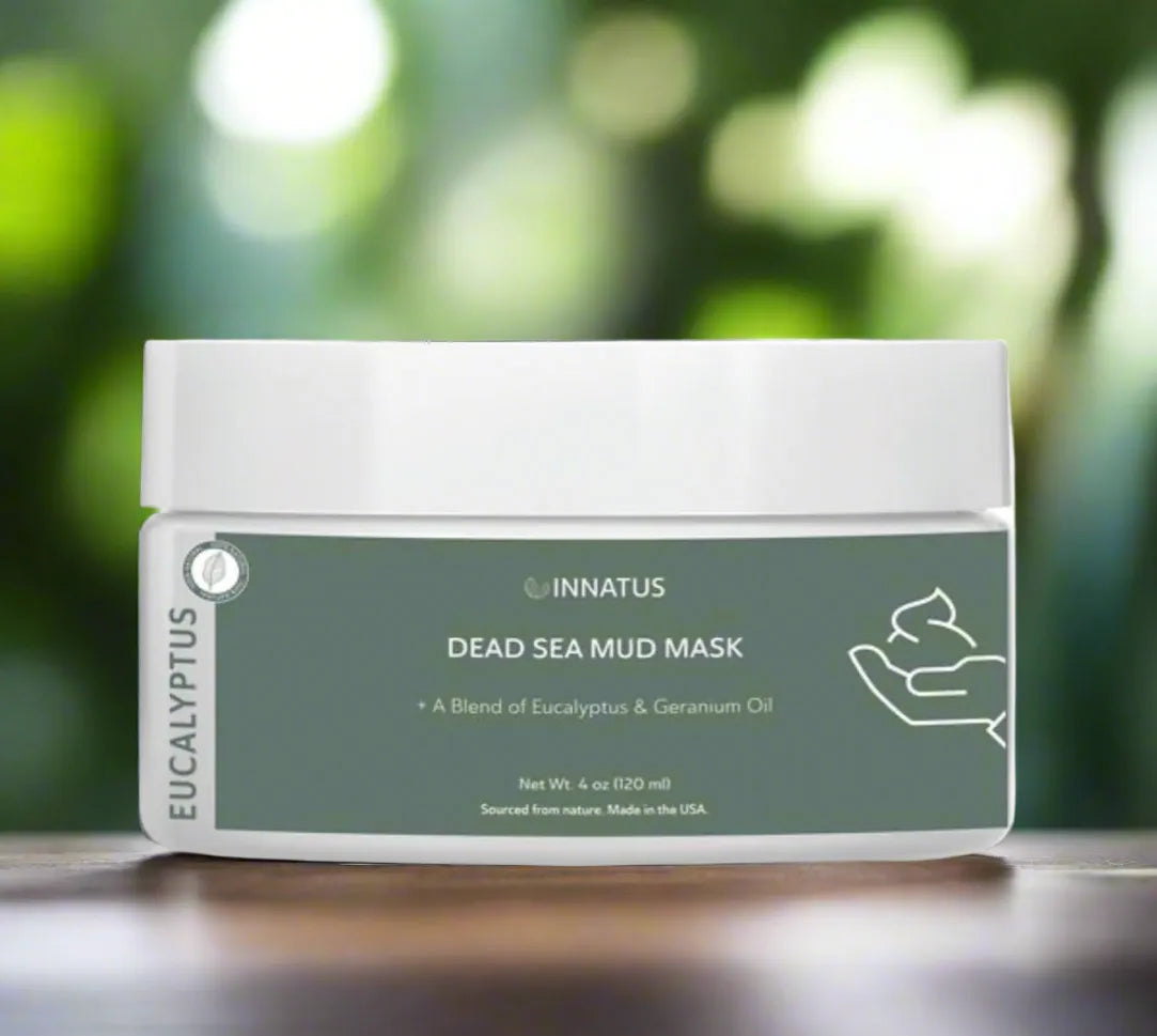 Dead Sea Mud Mask with Eucalyptus Oil – 4oz Detoxifying & Purifying Face Mask