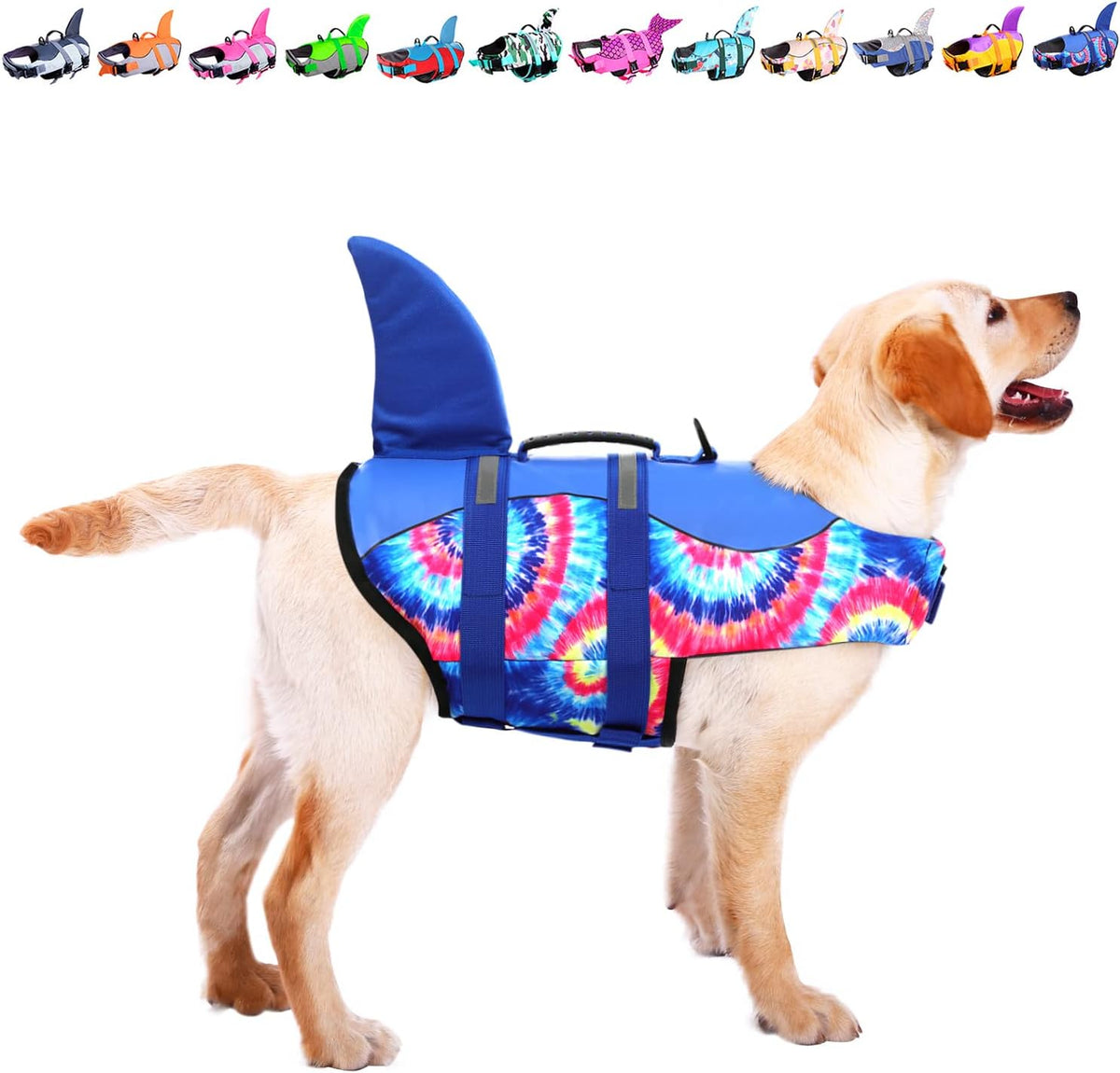 Dog Life Jacket, Water Floatation Vest-Reef Love