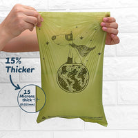 Ley'S Dog Poop Bags 360 Count, Biodegradable Poop Bags Extra Thick Strong, Eco-Friendly Dog Waste Bag, Doggie Bag Refill Rolls with Dispenser