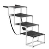 Dog Stairs for Cars 4-Step Folding Dog Steps Aluminum Loads up to 250 Lbs