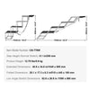 Dog Stairs for Cars 4-Step Folding Dog Steps Aluminum Loads up to 250 Lbs