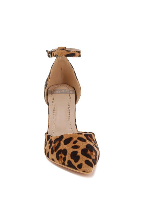 Dolona Leopard Print Stiletto Heel Sandals- Boho Chic Styles by Reef Love
