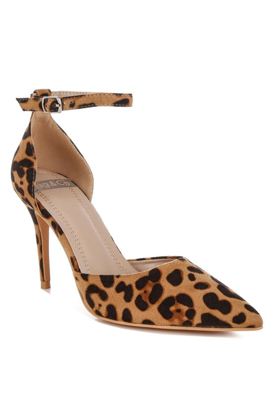 Dolona Leopard Print Stiletto Heel Sandals- Boho Chic Styles by Reef Love