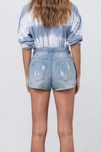 Drawstring Jogger Denim Shorts - Reef Love