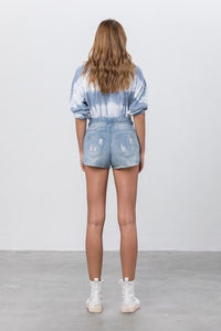 Drawstring Jogger Denim Shorts - Reef Love