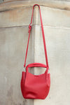 Mini Bucket Crossbody Vegan Leather Tote - sold by Reef Love