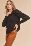 Shop Dulci Square Shoulder Sweater-Elevate your wardrobe with the Dulci Square Shoulder Sweater—bold, textured, and perfect for chic cold-weather layering. Shop now for effortless fall style.-available at Reef Love online boho-chic boutique