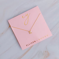 Understated Beauty Initial Necklace-Jewelry & Accessories - Necklaces & Pendants - Pendant Necklaces-Reef Love
