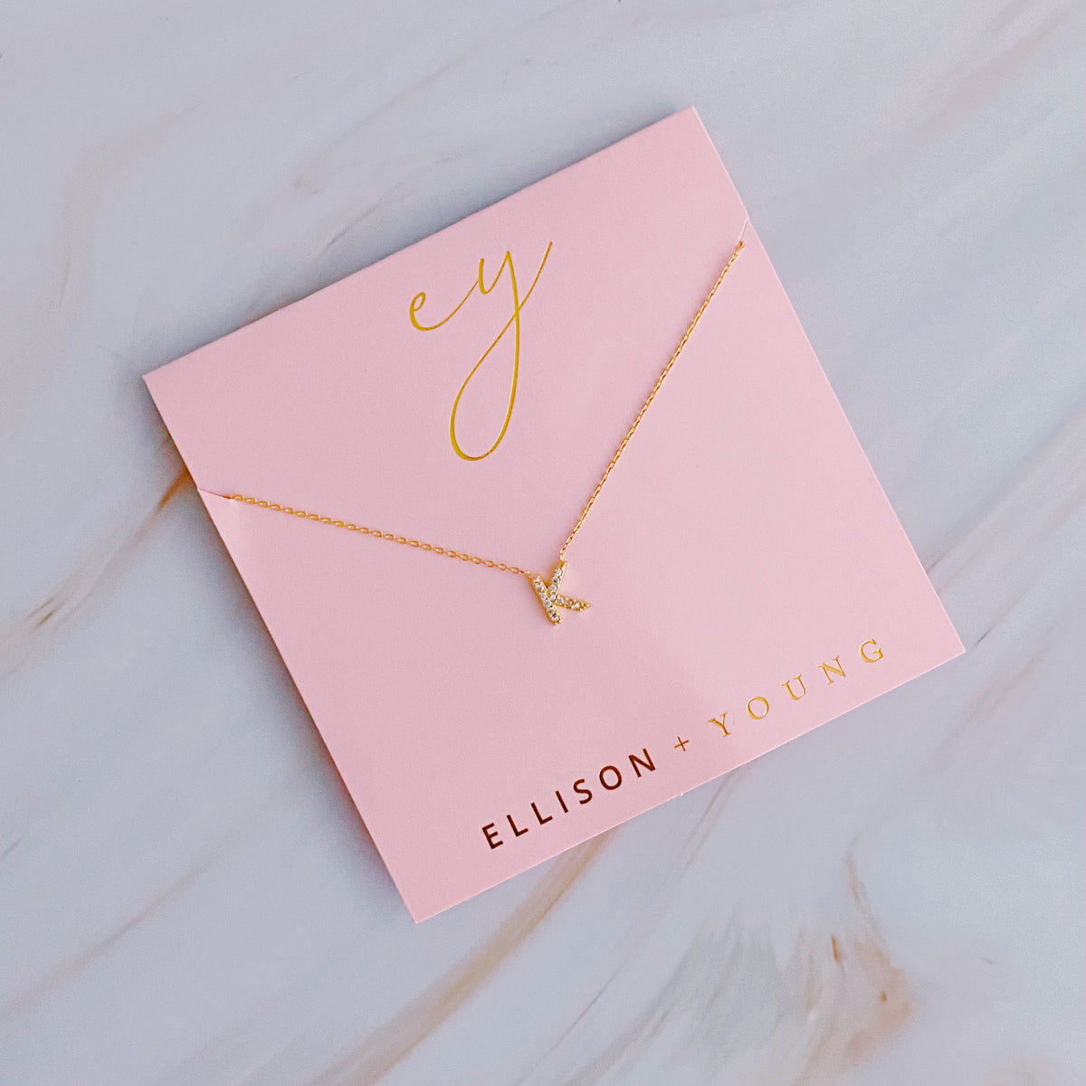 Understated Beauty Initial Necklace-Jewelry & Accessories - Necklaces & Pendants - Pendant Necklaces-Reef Love