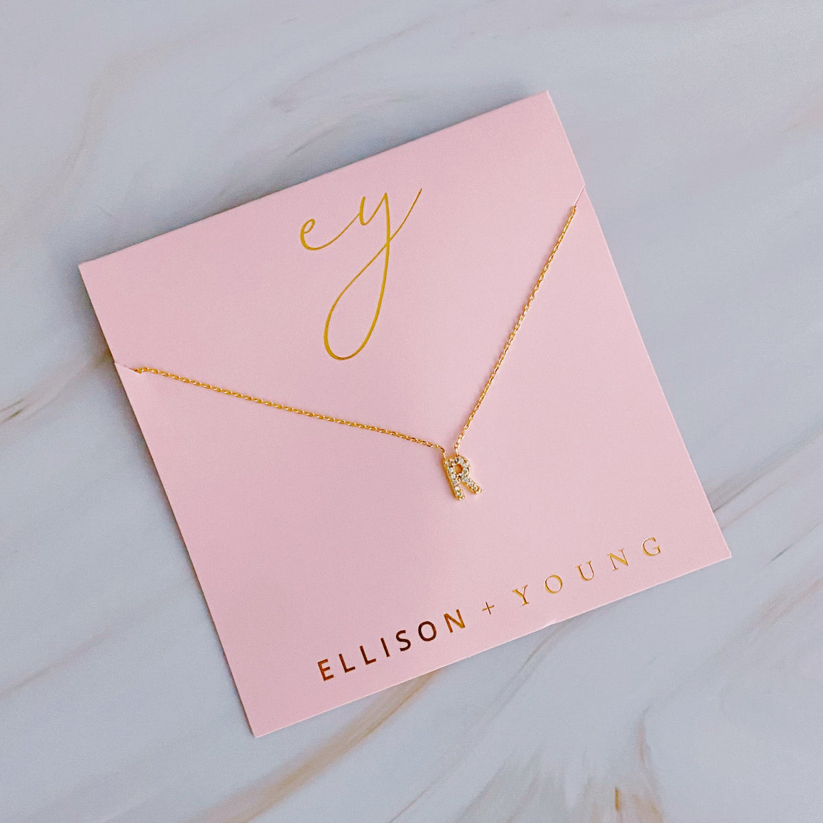 Understated Beauty Initial Necklace-Jewelry & Accessories - Necklaces & Pendants - Pendant Necklaces-Reef Love
