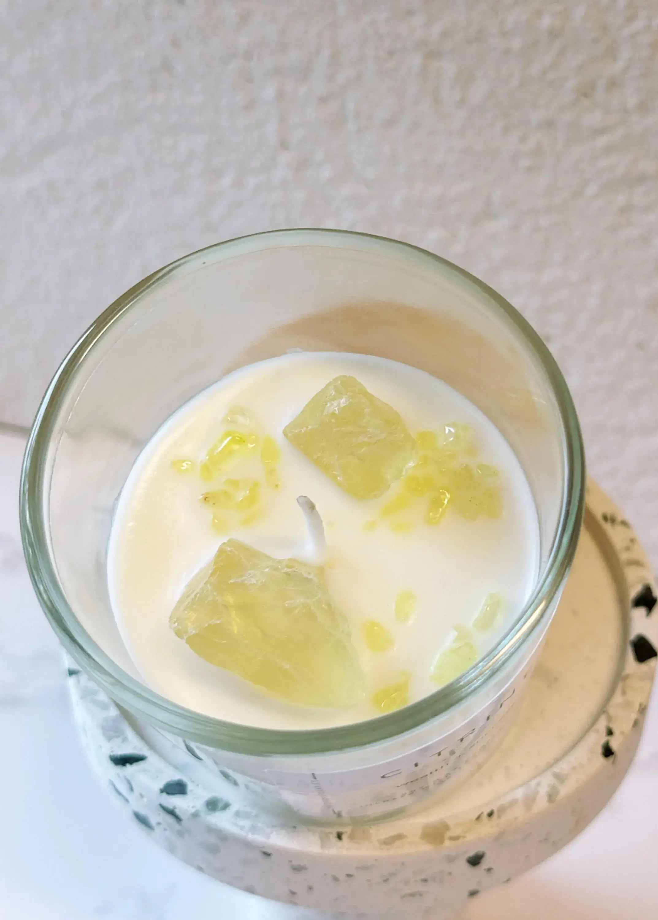 Energy Crystals •Handmade Scented Candle • Positive Energy-Home & Garden - Home Decor - Candles & Holders-Reef Love