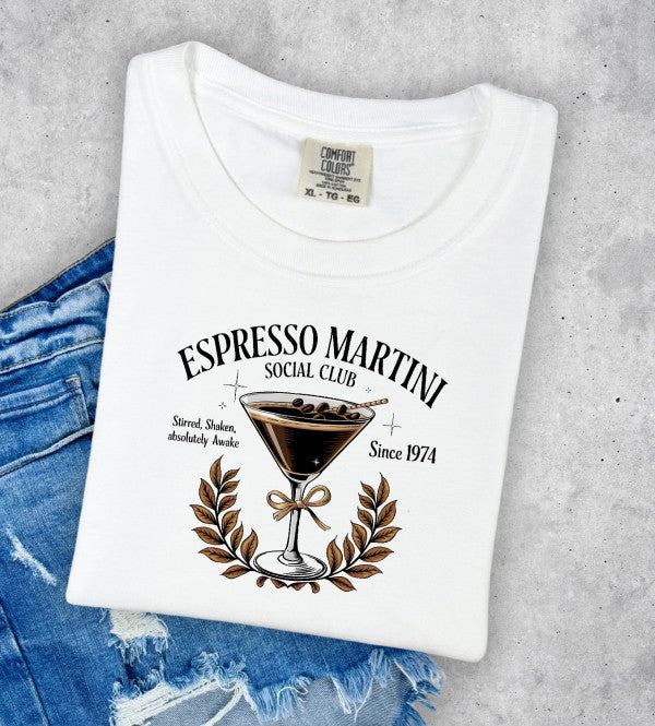 Espresso Martini Comfort Color Tee