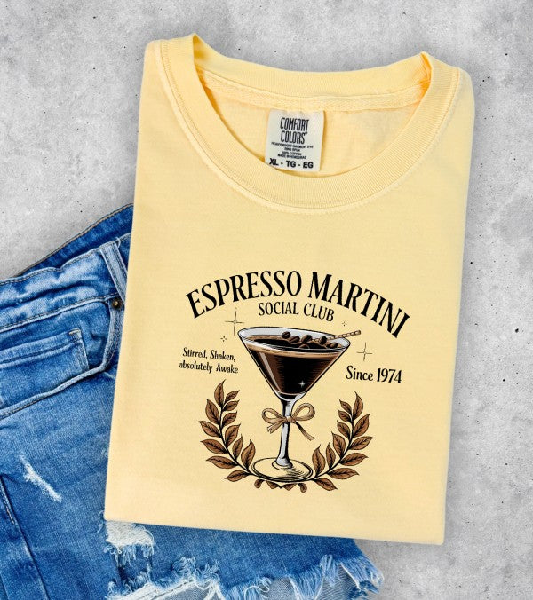 Espresso Martini Comfort Color Tee