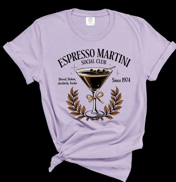 Espresso Martini Comfort Color Tee