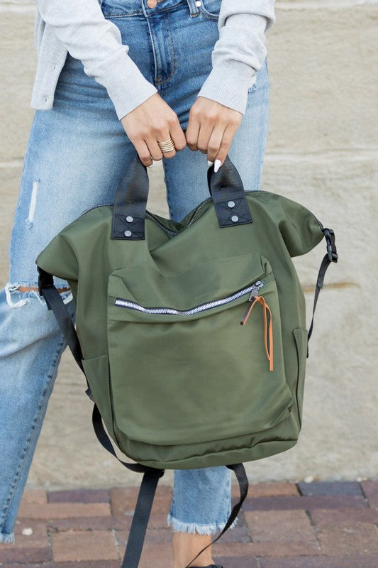 Everyday Backpack Tote-Reef Love