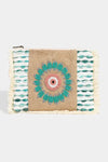 Evil Eye Fringe Cosmetic Bag-The Evil Eye Fringe Cosmetic Bag is a stylish and chic accessory featuring the iconic evil eye design and trendy fringe embellishments. 