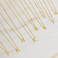 Understated Beauty Initial Necklace-Jewelry & Accessories - Necklaces & Pendants - Pendant Necklaces-Reef Love