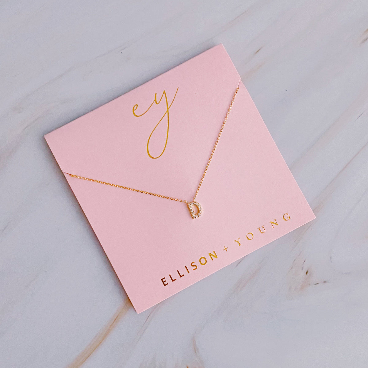 Understated Beauty Initial Necklace-Jewelry & Accessories - Necklaces & Pendants - Pendant Necklaces-Reef Love