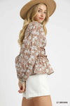 Floral Peplum Blouse