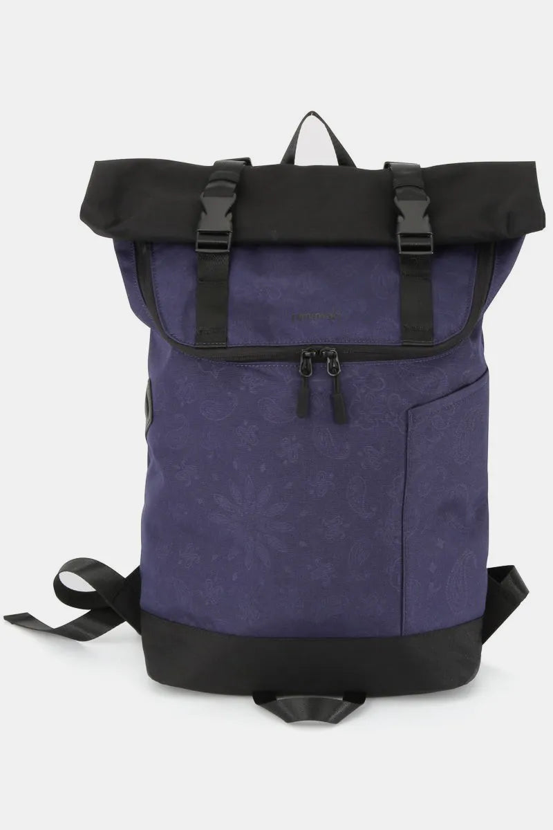 Fold Over Waterproof Canvas Backpack Bag