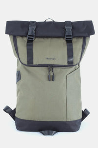 Fold Over Waterproof Canvas Backpack Bag