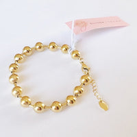 Forever Keeper Ball Chain Bracelet, 18k Gold Plated Tarnish Resistant