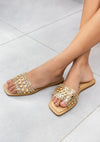 GIA Stud Slide Sandals