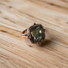Genuine Labradorite Ring Square Antique Copper-Reef Love