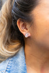 Shop Glitter Football Stud Earrings-Glitter football stud earrings with hypoallergenic posts. Lightweight, sparkly, and perfect for fans, tailgates, and showing your team spirit in style.-available at Reef Love online boho-chic boutique