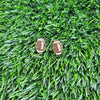 Shop Glitter Football Stud Earrings-Glitter football stud earrings with hypoallergenic posts. Lightweight, sparkly, and perfect for fans, tailgates, and showing your team spirit in style.-available at Reef Love online boho-chic boutique